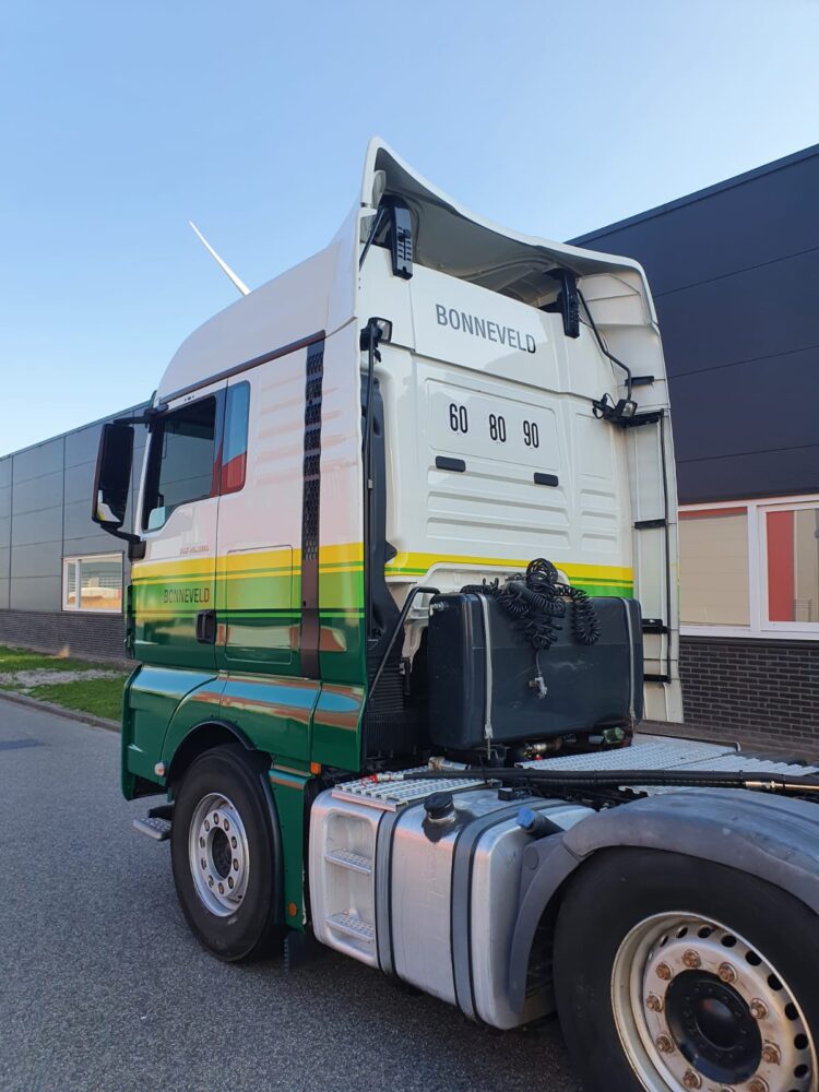 Bonneveld MAN truckwrap achter