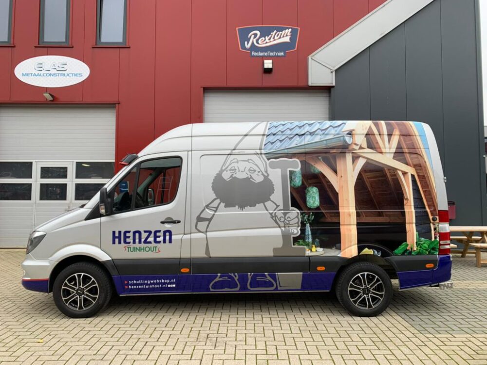 Henzen tuinhout wrap zijkant