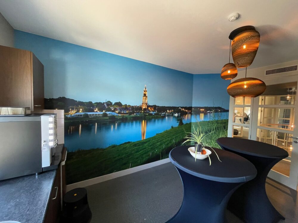 Naadloos fotobehang landschap