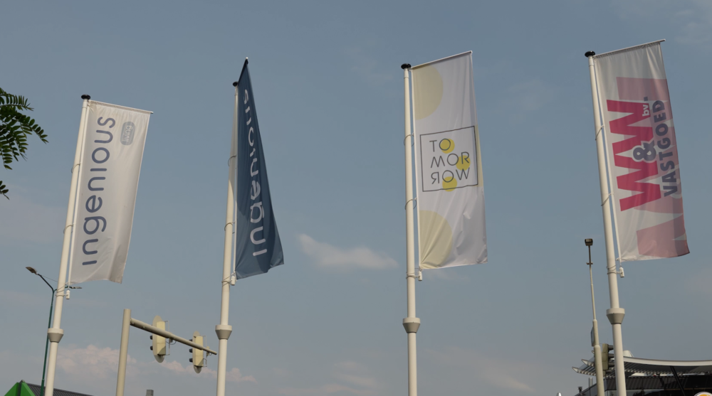 Baniervlaggen reclame